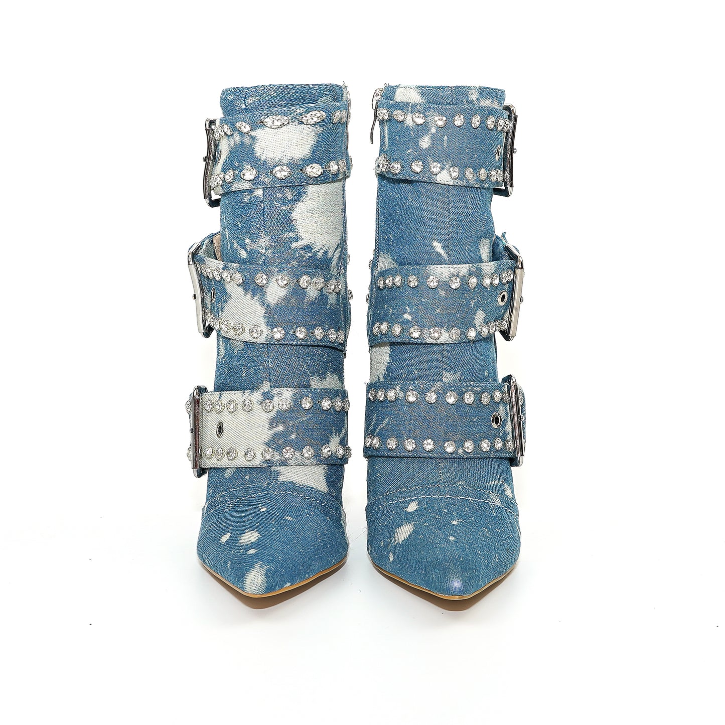 OMINE DENIM BELT DETAIL BOOT